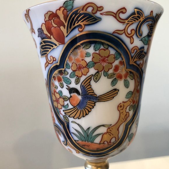 Japanese Arita porcelain Imari wine glasses - Picture 8 of 10